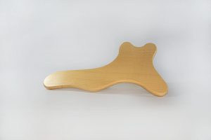 Wooden massage spatula